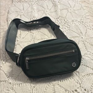 lululemon athletica Black and Green Bag